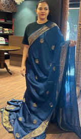 SATIN VISCOSE SAREE 0110268