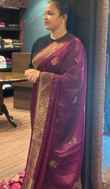 SATIN VISCOSE SAREE 0110262