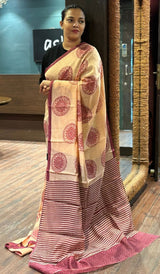 KORA CHANDERI SAREE 23092697