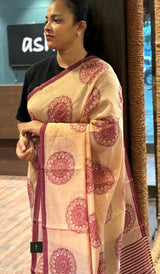 KORA CHANDERI SAREE 23092697