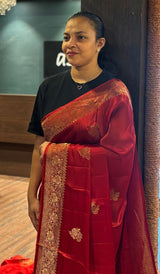 SATIN VISCOSE SAREE 0110261