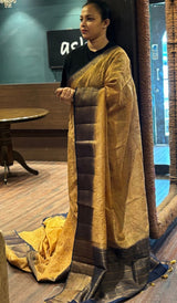 SEMI LINEN SAREE 01102629