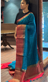 SEMI LINEN SAREE 01102627
