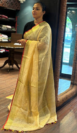 SEMI LINEN SAREE 24092646