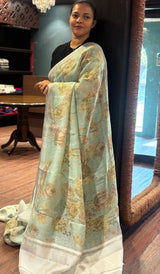 LINEN SAREE 230926110