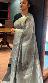 LINEN SAREE 230926114