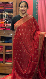 SATIN VISCOSE SAREE 20102659