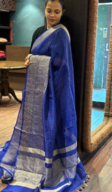 CRUSHED ORGANZA SAREE 1910262
