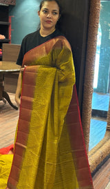 SEMI LINEN SAREE 29102614