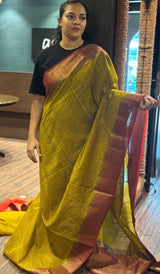 SEMI LINEN SAREE 29102614