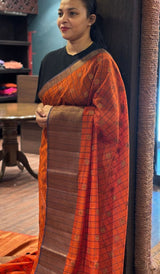 SEMI LINEN SAREE 29102677