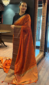 SEMI LINEN SAREE 29102677