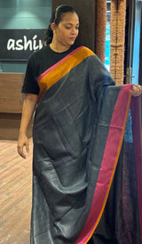 SEMI LINEN SAREE 24092644