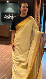 SEMI LINEN SAREE 24092645