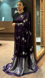 SATIN VISCOSE SAREE 01102633