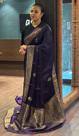 SATIN VISCOSE SAREE 0110263