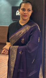 SATIN VISCOSE SAREE 0110263