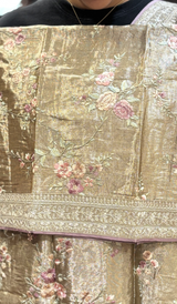 TISSUE ORGANZA SAREE 23062631