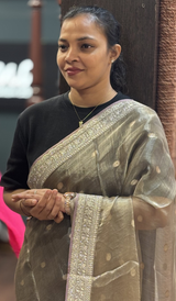 TISSUE ORGANZA SAREE 23062631