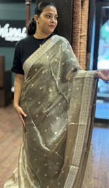 TISSUE ORGANZA SAREE 23062631