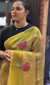 TISSUE ORGANZA SAREE 22062643