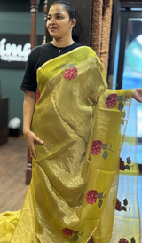 TISSUE ORGANZA SAREE 22062643