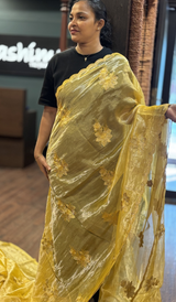 TISSUE ORGANZA SAREE 22062649