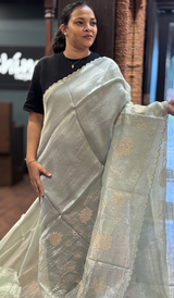 TISSUE ORGANZA SAREE 22062637