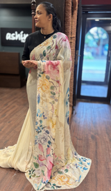 PURE GEORGETTE SAREE 23062625