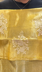 TISSUE ORGANZA SAREE 22062633