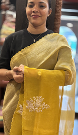 TISSUE ORGANZA SAREE 22062633