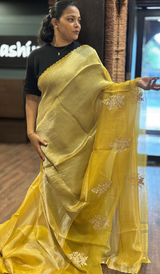 TISSUE ORGANZA SAREE 22062633