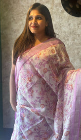 KORA CHANDERI SAREE 02032621