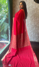 SEMI GEORGETTE SAREE 10092416