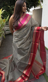 COTTON BANARASI SAREE 210226121
