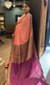 SEMI GEORGETTE SAREE 23012611