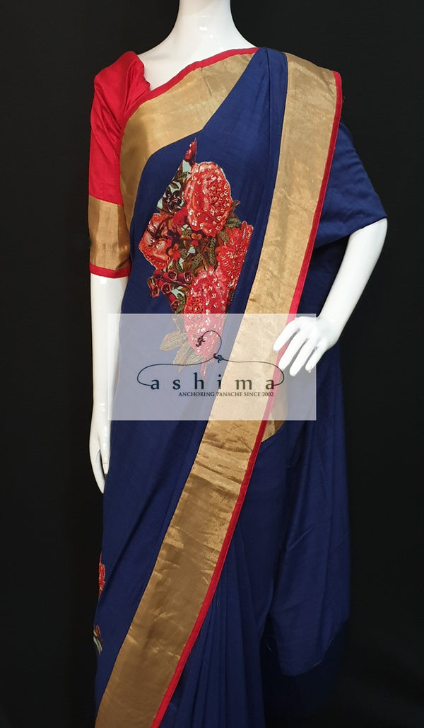 Designer silk saree 11448