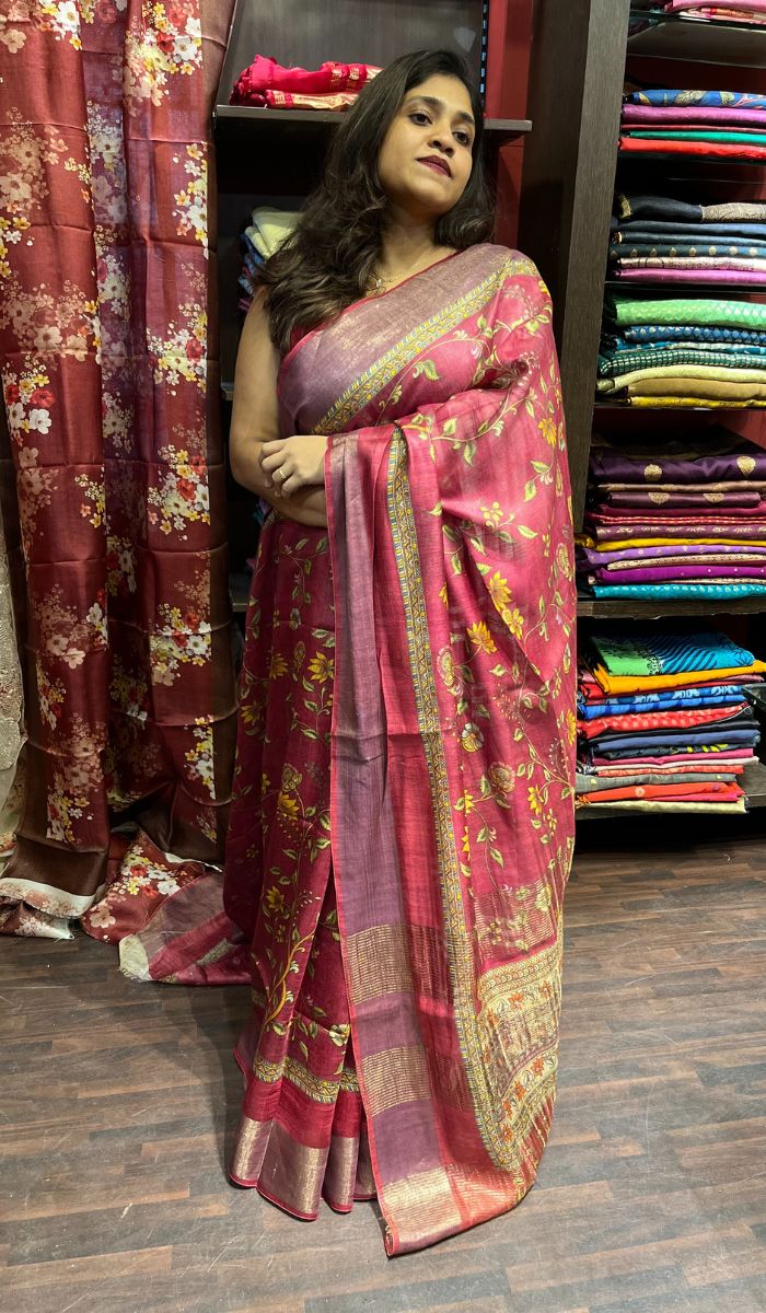 Moonga tussar saree 1012213