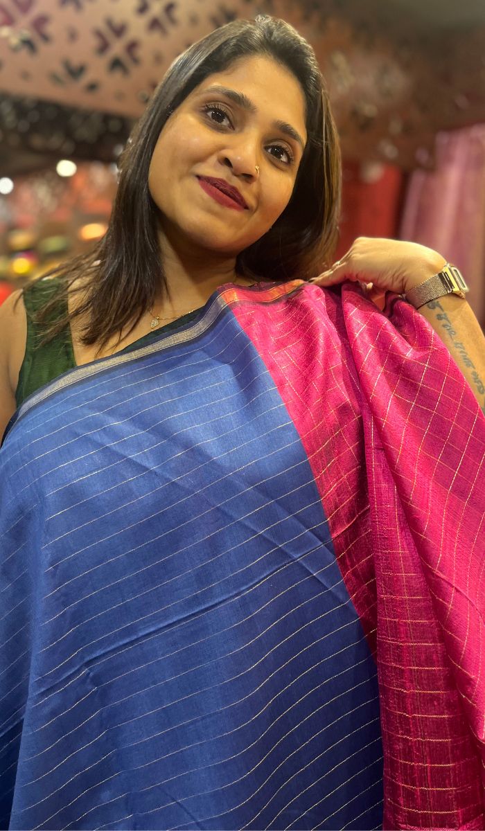 RAW DUPPION SAREE 2101233