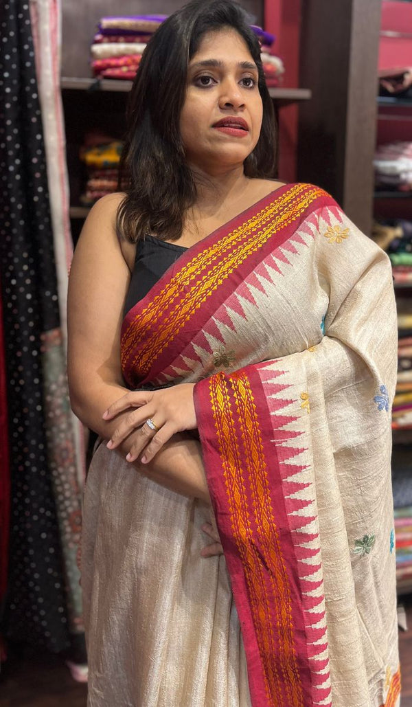 TUSSAR SILK SAREE 110423109