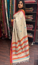 TUSSAR SILK SAREE 110423109