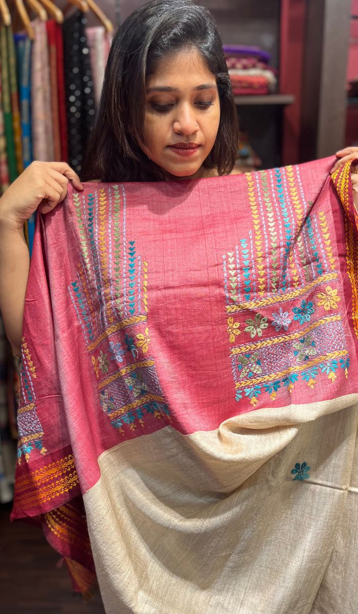 TUSSAR SILK SAREE 110423109